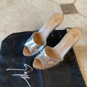 Zanotti mirrored mules